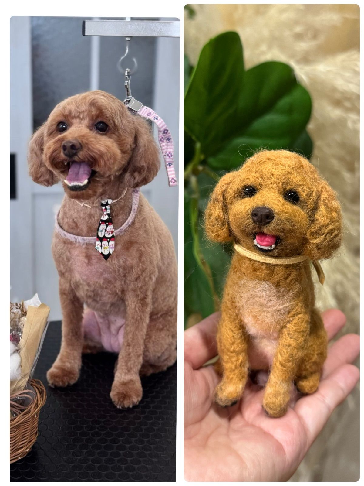 うちの子オーダー 手のひらペット 羊毛フェルト うちの子