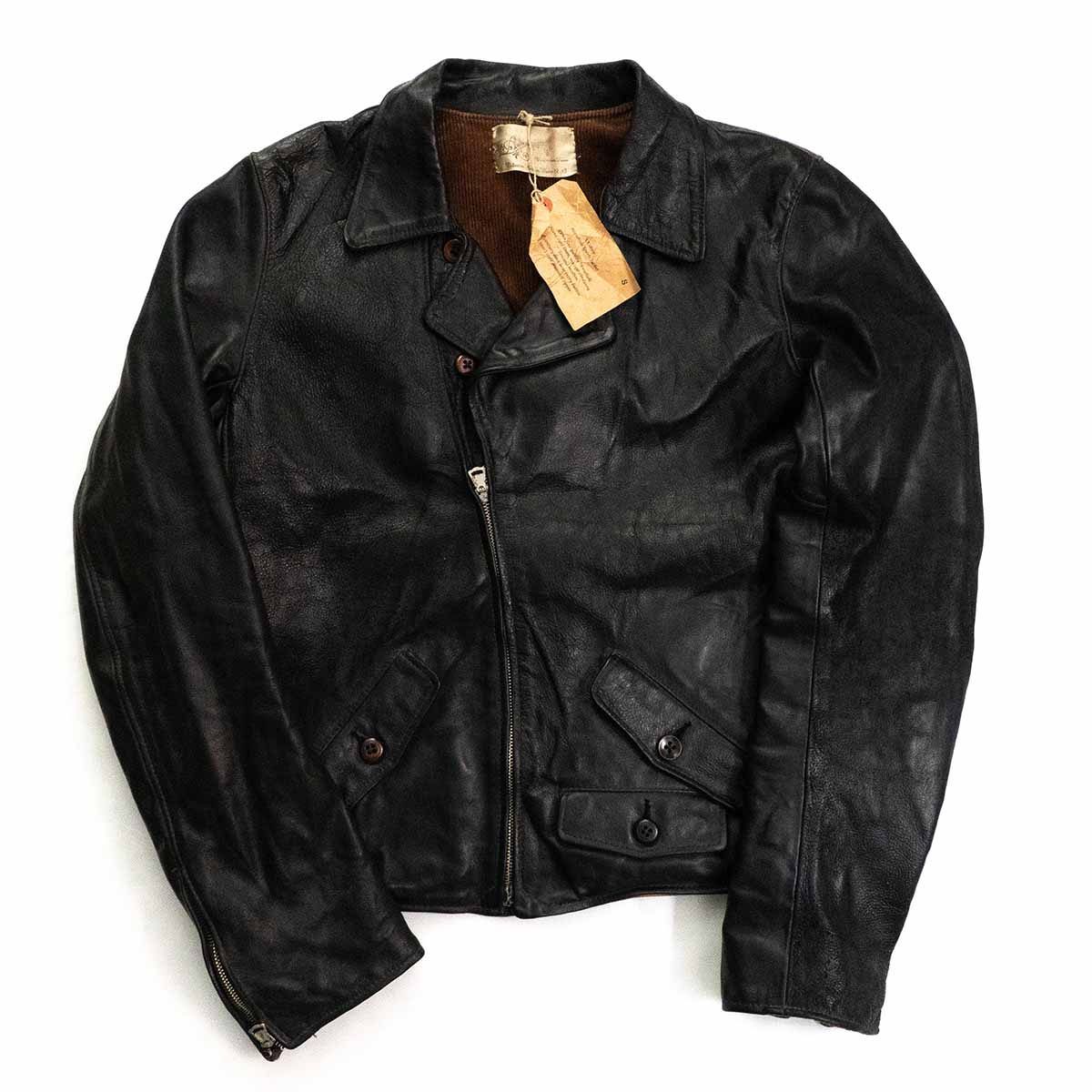 希少】Aski Kataski【ホースハイド ライダースジャケット】S レザー