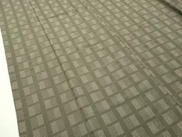 平和屋本店□極上 洗える最高級着物 ＜英＞はなぶさ謹製 小紋 単衣