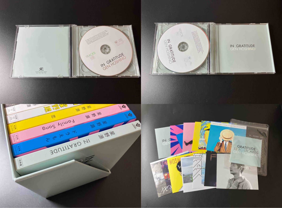 星野源 CD Gen Hoshino Singles Box 'GRATITUDE'(12CD+10DVD+Blu-ray