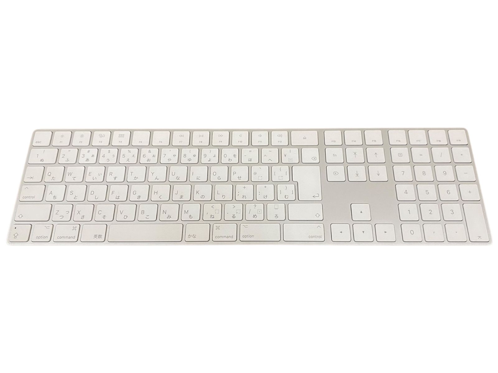 Apple (アップル) Magic Keyboard with Numeric Keypad キーボード テンキー付き 日本語 MQ052J/A ホワイト 家電/104