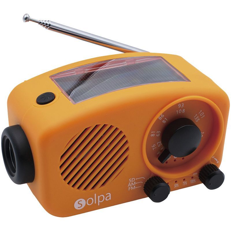 Solpa 手回し|ソーラー蓄電ラジオ チャージオ ミニ SL-088