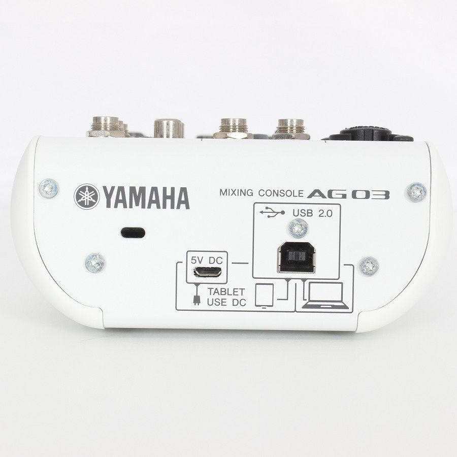 ヤマハ ウェブキャスティングミキサー AG03 3チャンネル ミキシングコンソール ホワイト YAMAHA USTAUSTRALIA_COM_AU