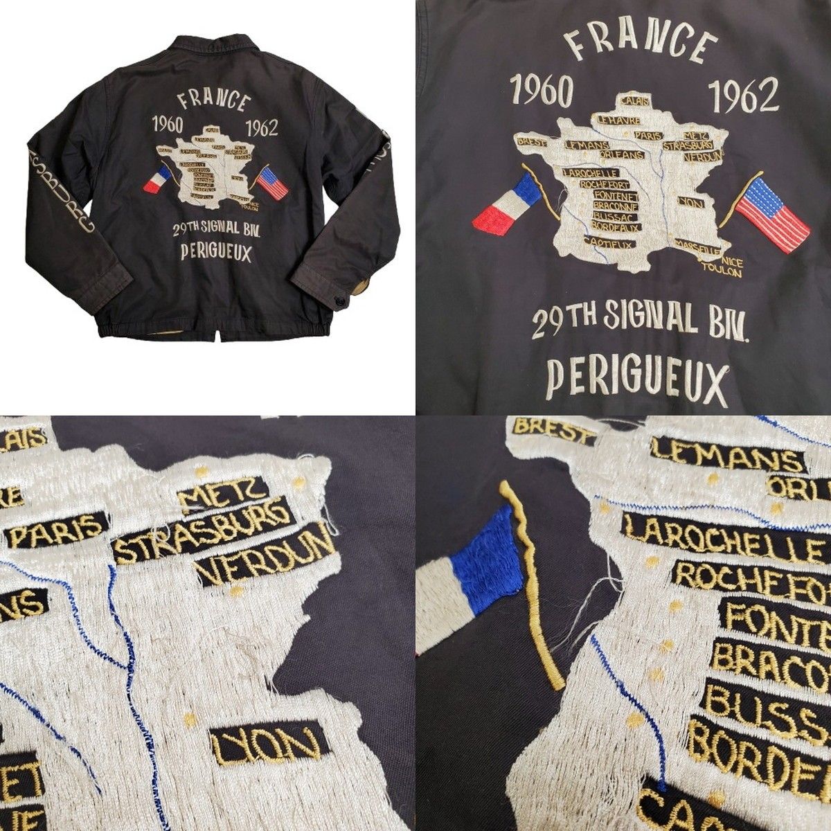 TOYO ENTERPRISE 東洋エンタープライズ ベトジャン ブラック M Lot No. TT15712-119 / Acetate Souvenir Jacket TOYO