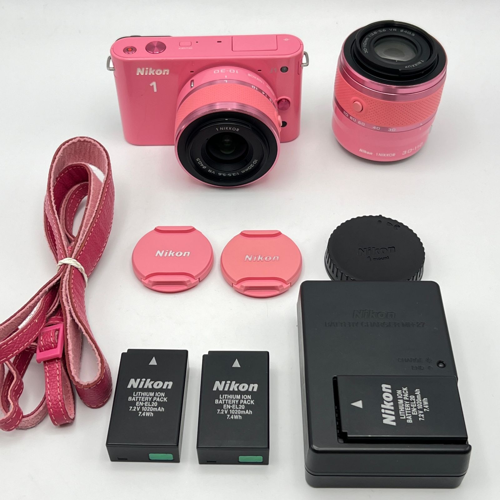 大人気カラー】 Nikon ニコン J1 ミラーレス一眼 30-110レンズ 【公式