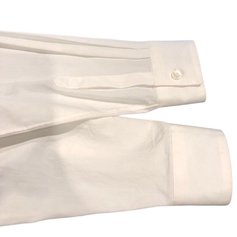 コムデギャルソン COMME des GARCONS フリルデザインロングシャツ RF-B 002 コットン レディース 長袖シャツ