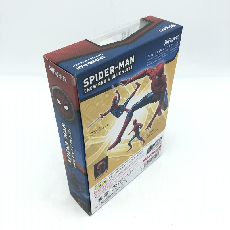 【中古】開封)S.H.Figuarts スパイダーマン (ニューレッド＆ブルースーツ)[10]