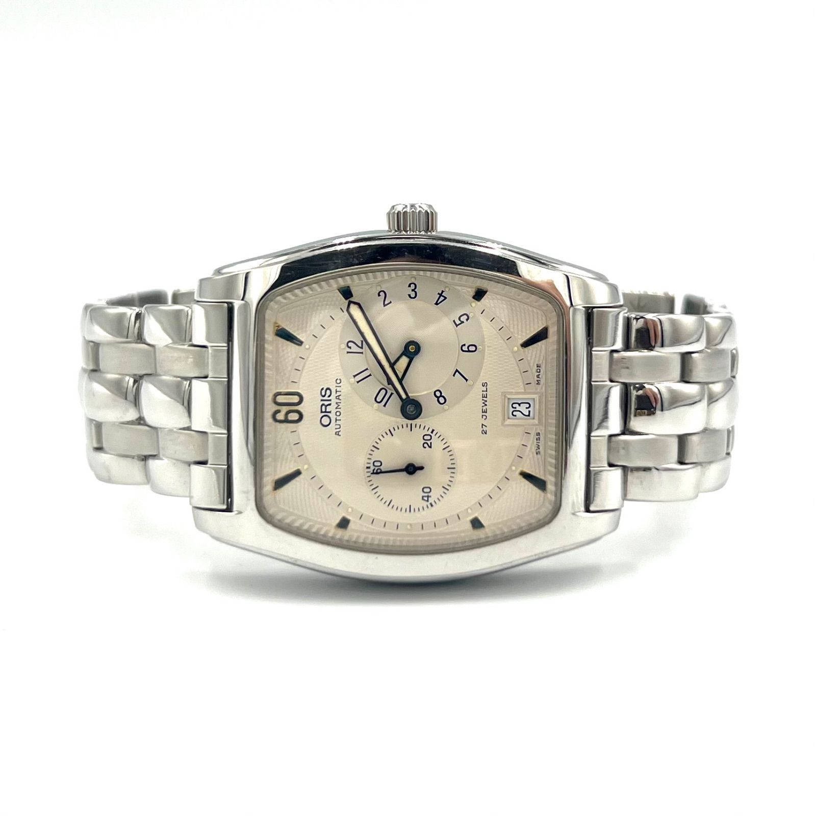 オリス レギュレーター デイト 7471 SS 自動巻 メンズ 時計 oris