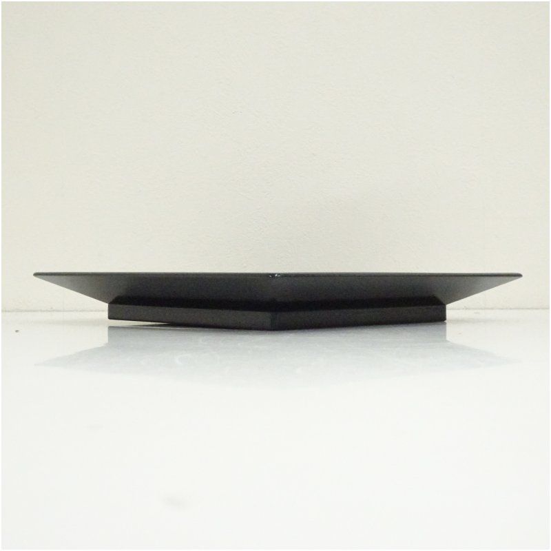 茶道具　一閑塗　鈴木　表朔造 一閑塗切箔ちらし曲建水 二代 鈴木表朔 造