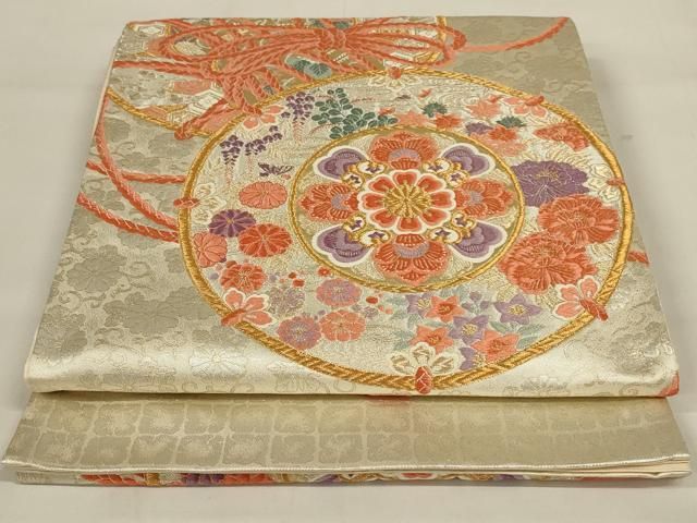 平和屋着物◎太鼓柄袋帯 花鼓文 金銀糸 正絹 逸品 AAAY0829ou - メルカリ 