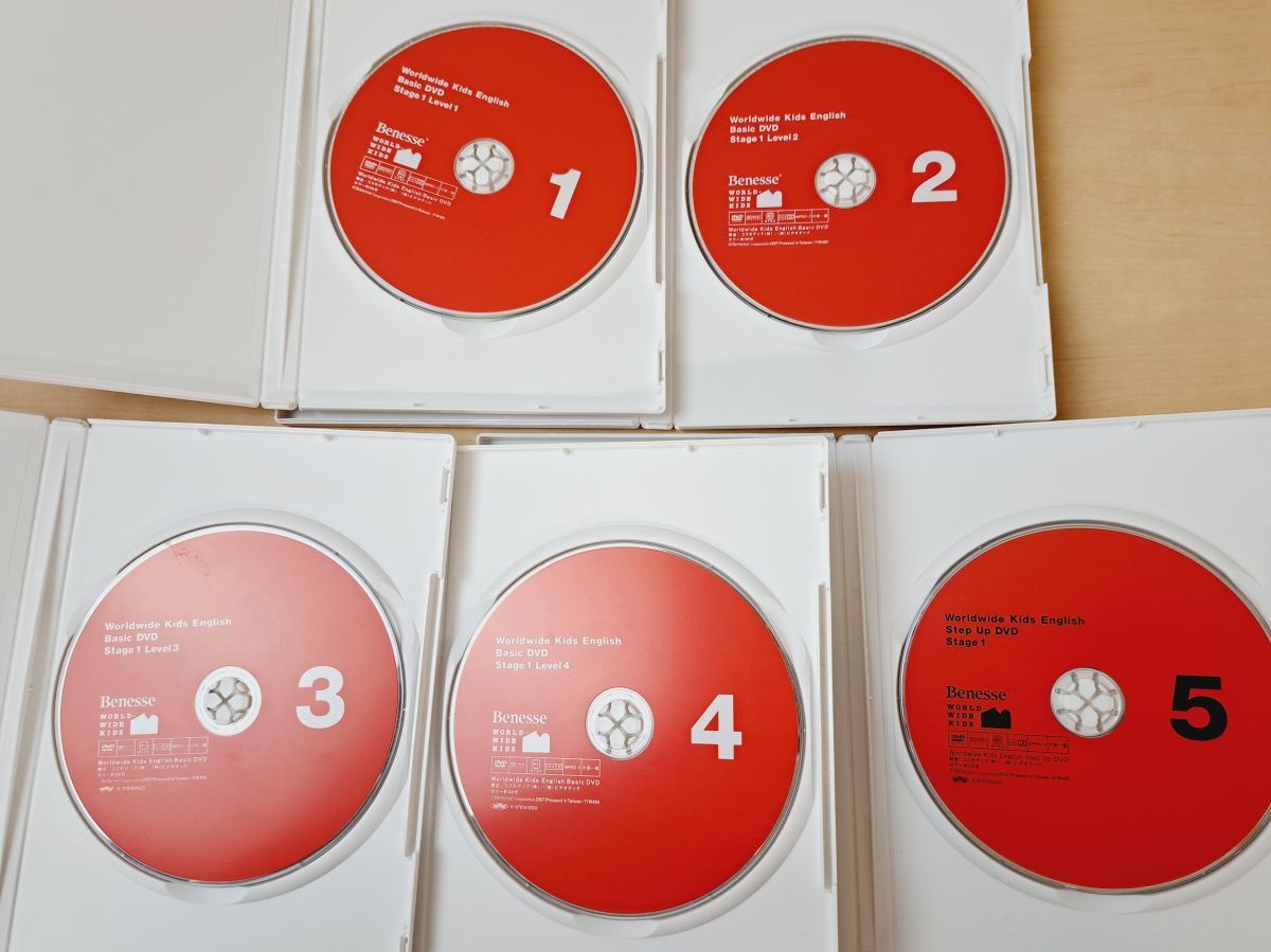 ワールドワイドキッズDVD、CD 1～3まで☆ ワールドワイドキッズwould