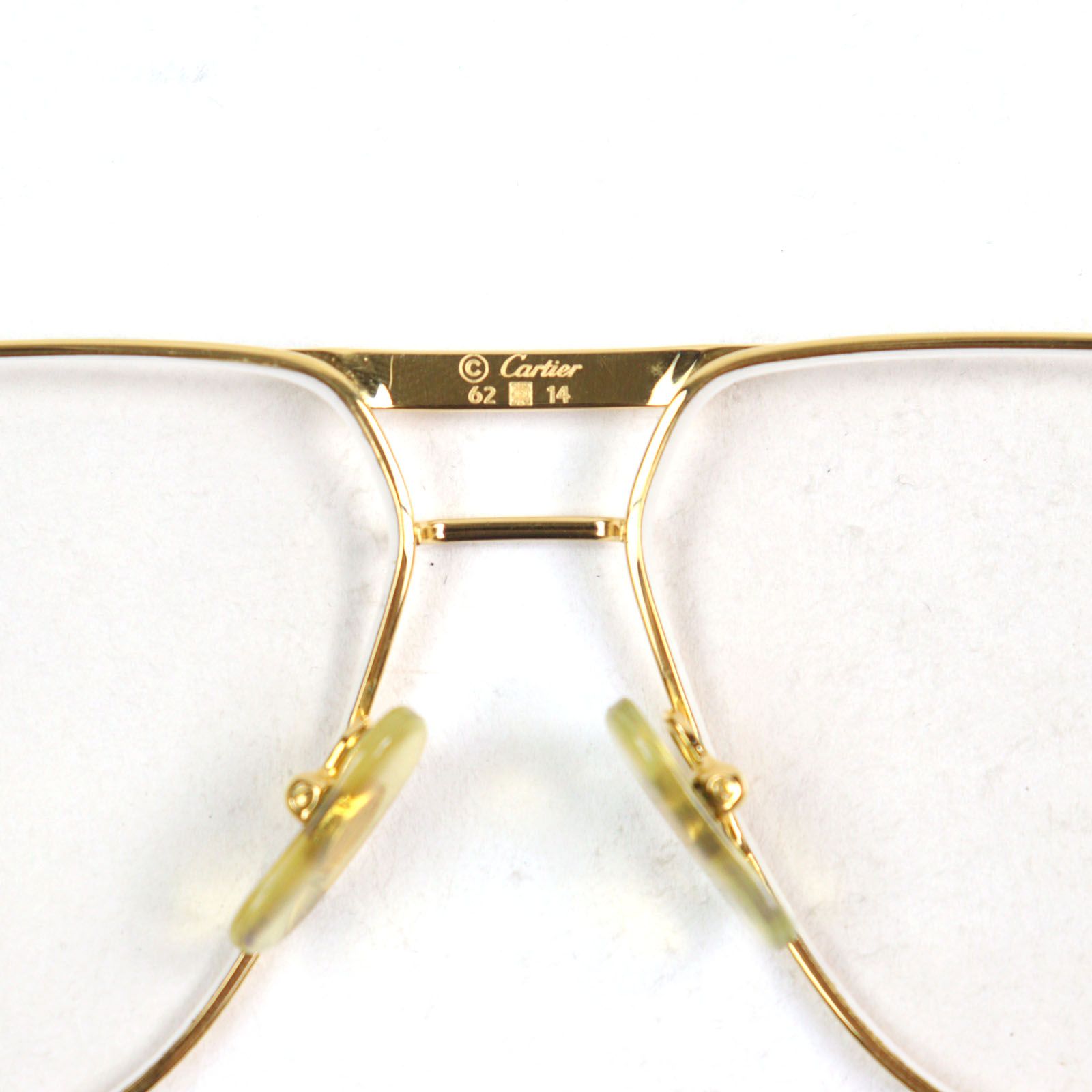 Cartier カルティエ トリニティ ティアドロップ ツーブリッジ メガネ