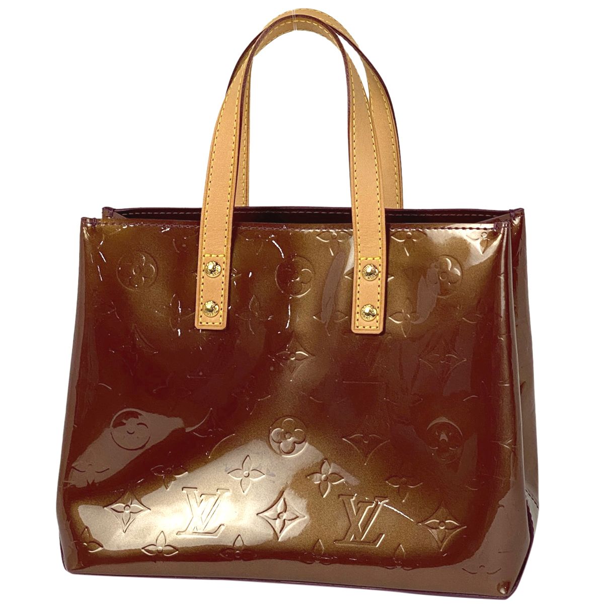 ルイ・ヴィトン Louis Vuitton リード PM エナメル ハンドバッグ