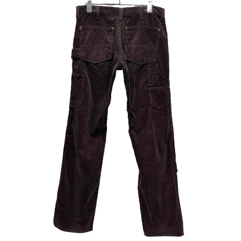 NUMBER NINE 02AW ワイドコーデュロイダブルニーパンツ 太畝 ボトムス Archive ジョージ期 NOWHERE MAN ナンバーナイン