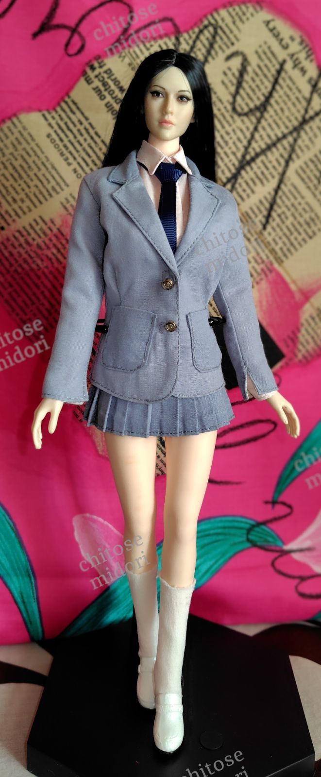 1/6フィギュア服　S07Cサイズ　Say What　チャコールグレー 1/6フィギュア服 S07Cサイズ Say What - メルカリ