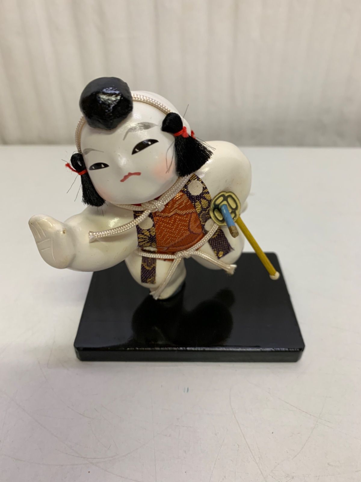日本人形 2体セット 伝統工芸品 加賀人形 塑童作 獅子持 二人立 弁慶 箱付 金沢伝統工芸品 - メルカリ