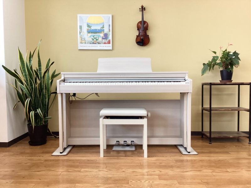 KAWAI CN201A 2022年12月購入品 ホワイト 椅子無し CN201A KAWAI