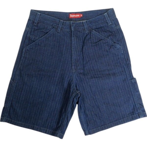 Size W32 SUPREME シュプリーム デニムペインターショーツ インディゴ -良い 20819068