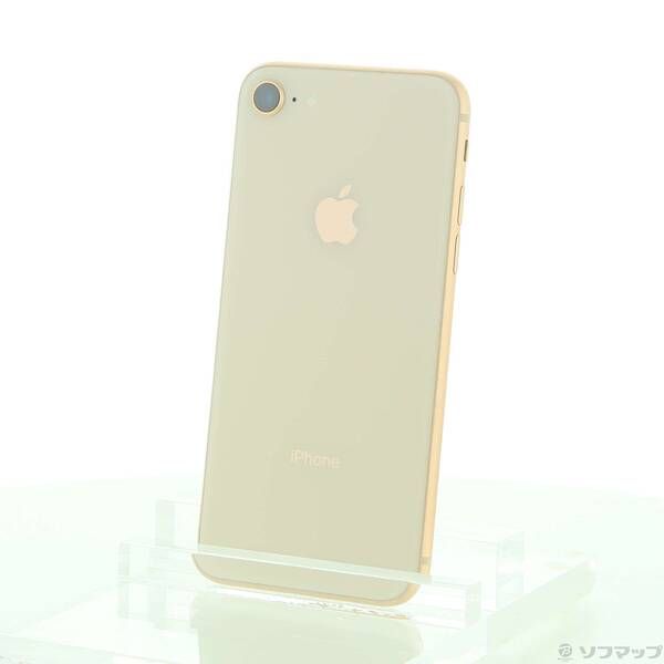 中古品〕 iPhone8 64GB ゴールド MQ7A2J／A SIMフリー【344】