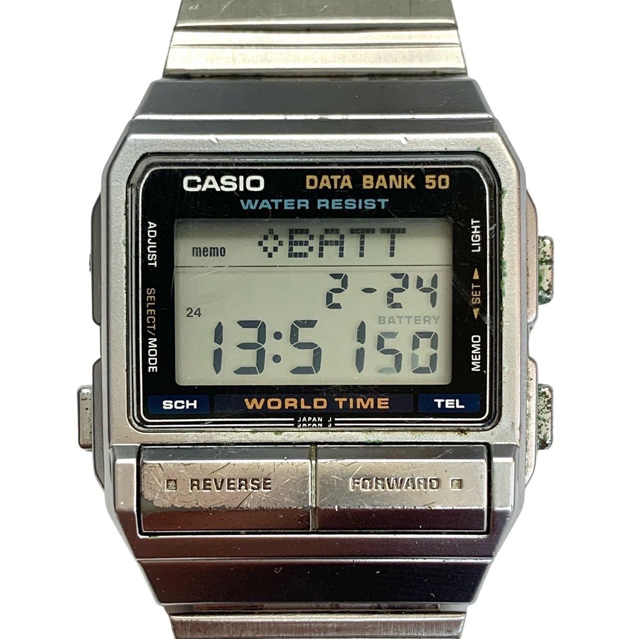 レア希少品⭐️CASIO DATA BANK】 カシオ データバンク DB-520 テレメモ デジタル カシオ チプカシ 腕時計 液晶良好 稼働中  （AYA） - メルカリ