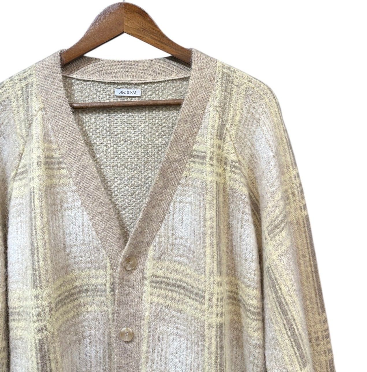 AROUSAL アローサル 24SS OMBRE MOHAIR CARDIGAN オンブレモヘヤ