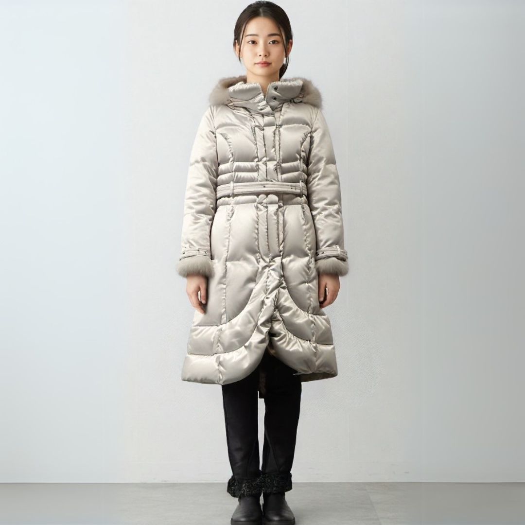 TO BE CHIC ファーダウンコート