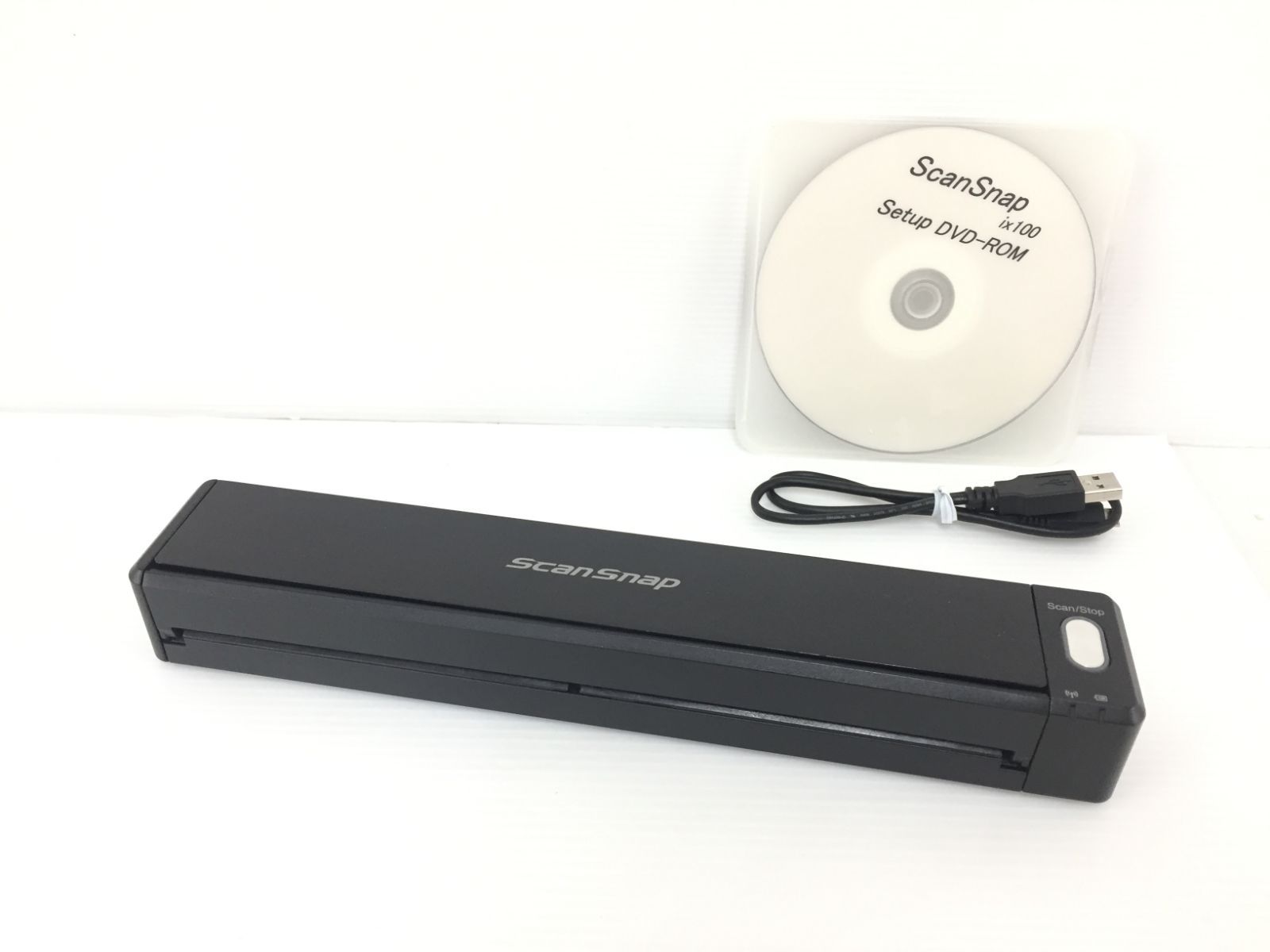 【美品】FUJITSU 富士通 スキャンスナップ ScanSnap iX100 FI-IX100A モバイルスキャナー 動作品