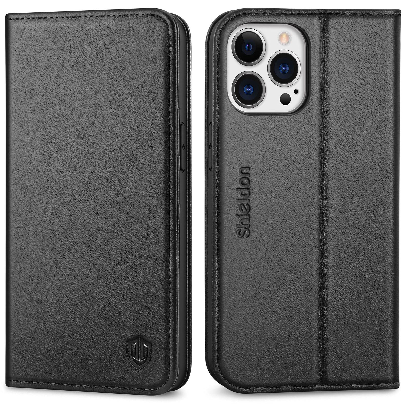 低価，最新作 新品　対応スマホケース あいふぉん13ぷろ マグネット内蔵 6.1インチ 衝撃吸収 全面保護 [RFIDブロッキング] 5G カード収納 横置きスタンド機能 TPU素材 本革レザー 2021年発売 手帳型 ケース 対 その他