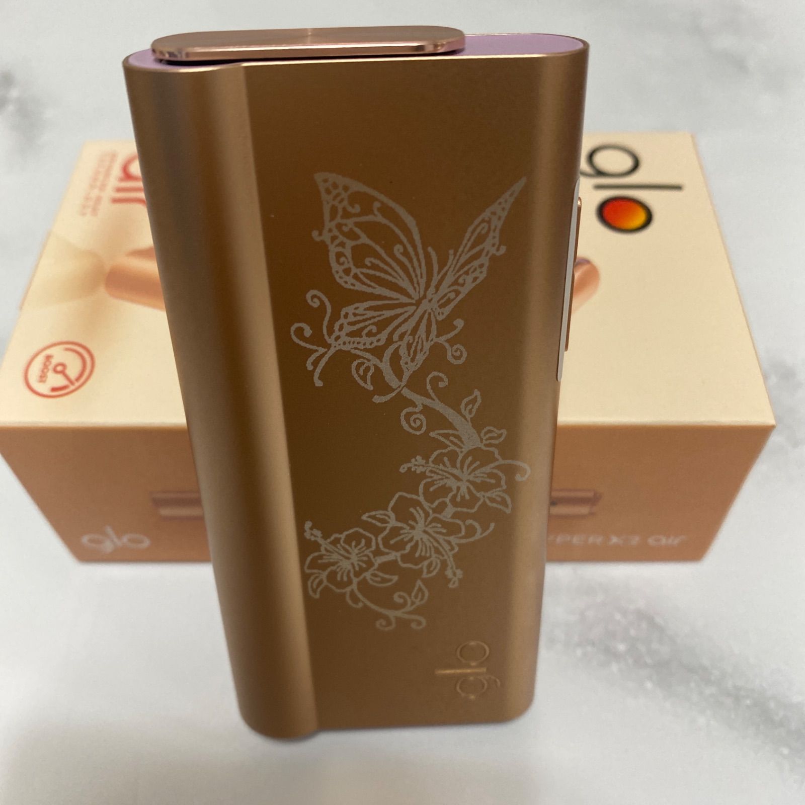 アゲハ蝶 バラ レーザー加工 glo hyper air グロー ハイパー エアー 