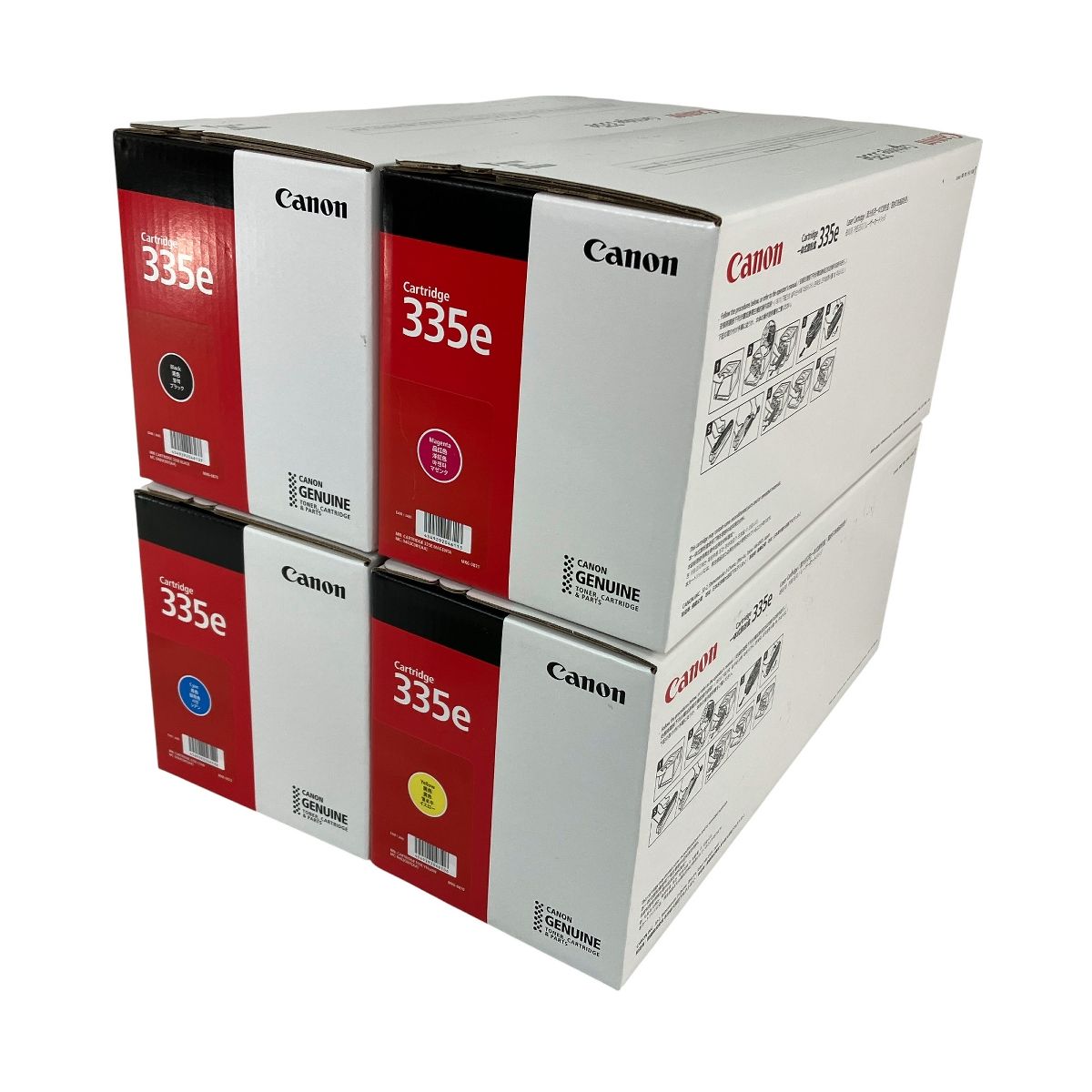 CANON キャノン 335E シアン マゼンタ イエロー ブラック 純正トナーカートリッジ 4色セット N10099979