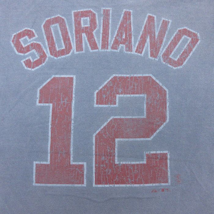 シカゴ•カブス ソリアーノ ゲームシャツ ユニフォーム 00s majestic CHICAGO CUBS ALFONSO SORIANO #12 COMEMORATIVE JERSEY