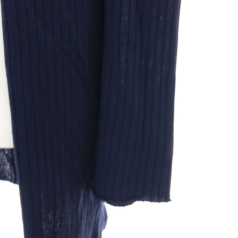 23SS theory rib long cardi ロングカーディガン 黒 - メルカリ