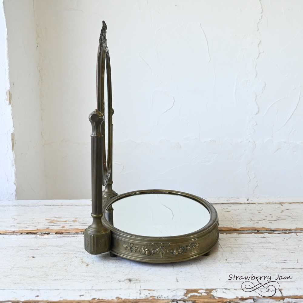 ICO-35 フランスアンティーク スタンドミラー ミラー アクセサリーケース 早い者勝ち！】ICO-35 フランスアンティーク アクセサリーケース