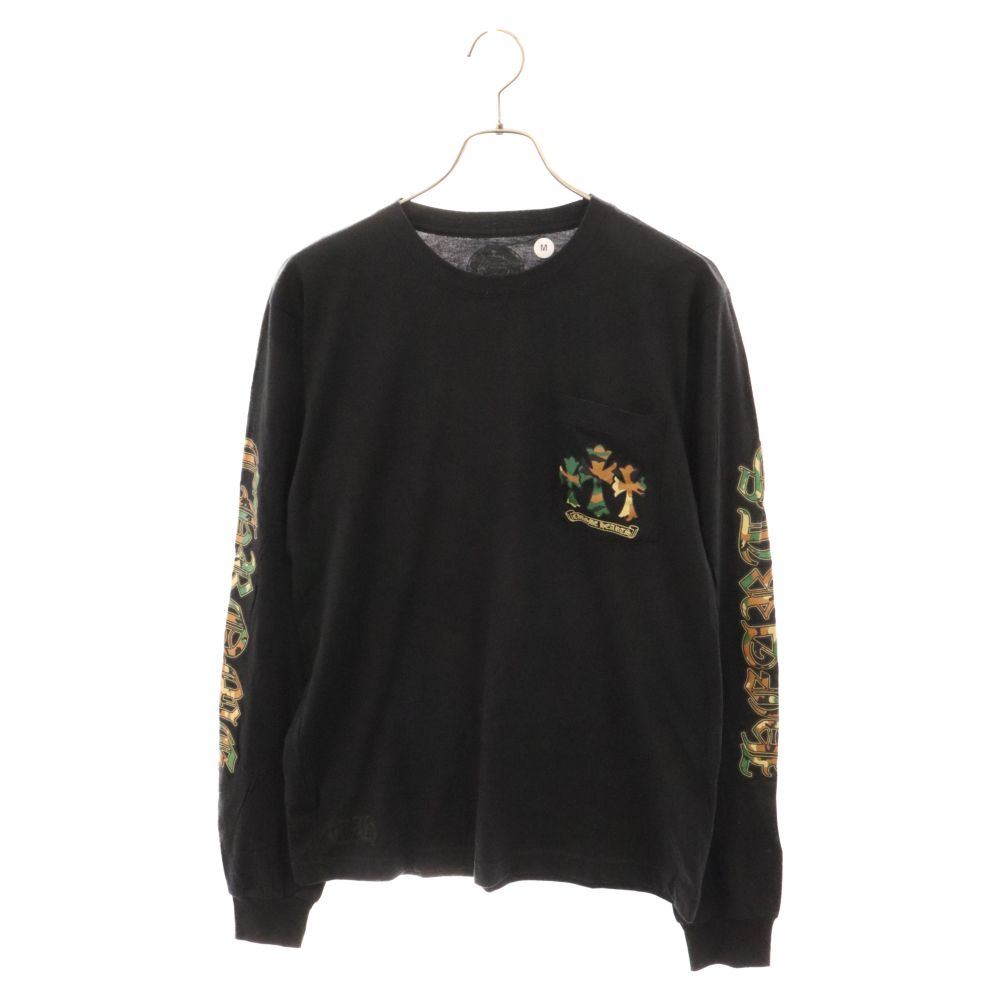 CHROME HEARTS クロムハーツ CH L/S ファイヤープリント クルー