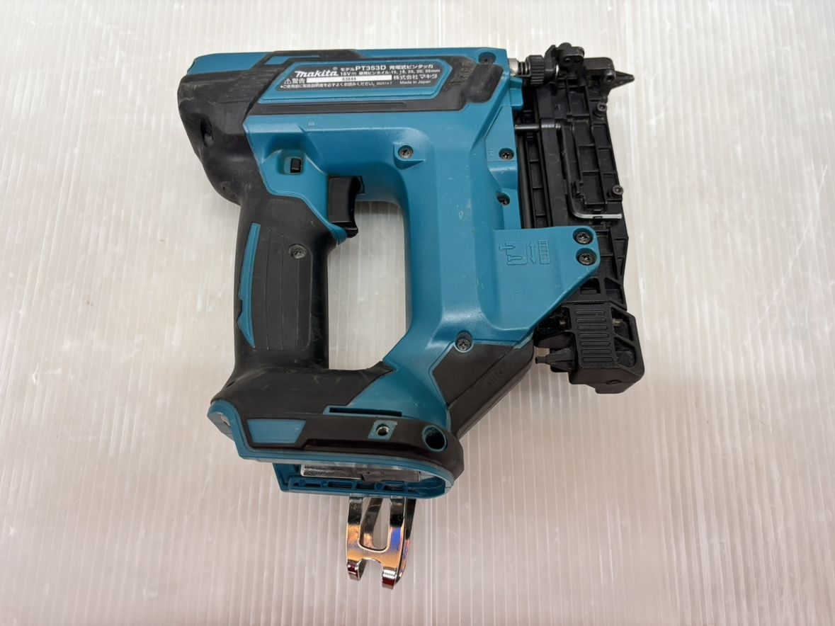 ☆ makita マキタ PT353D 充電式 ピンタッカ 18V 35mm 本体 ケース付き 中古 - メルカリ