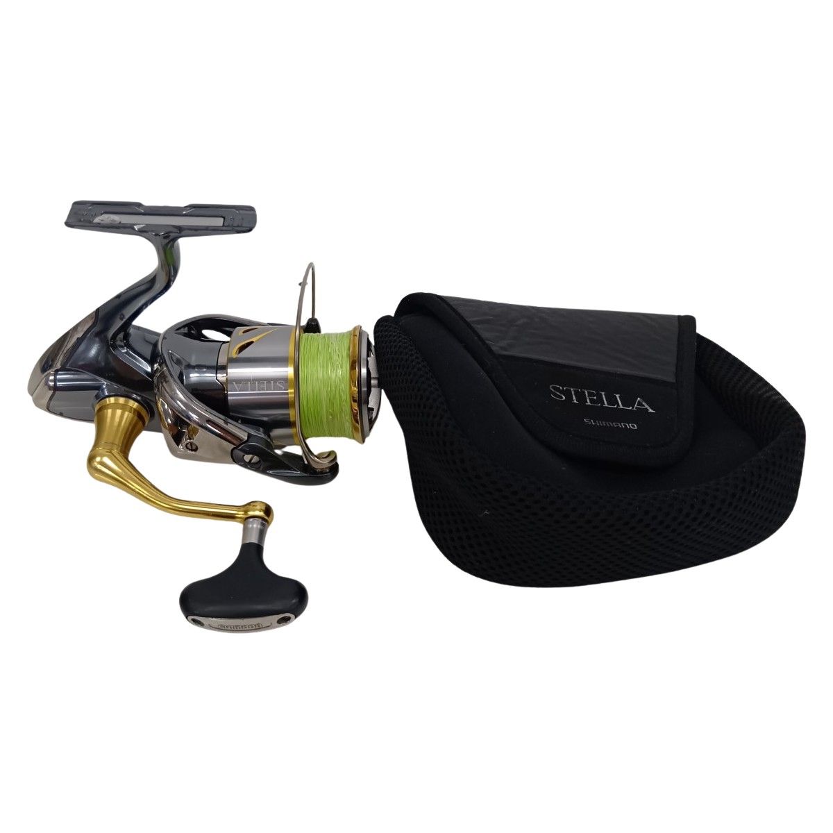 SHIMANO シマノ 03247 釣り用品 リール スピニングリール 14ステラ3000HG 使用感有 程度C 袋付 内側砂入ってます