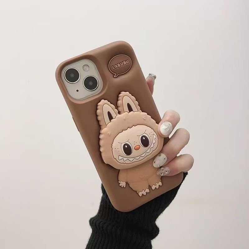 キティ labubu iPhone16Proケース 4点セット ソケット 収納