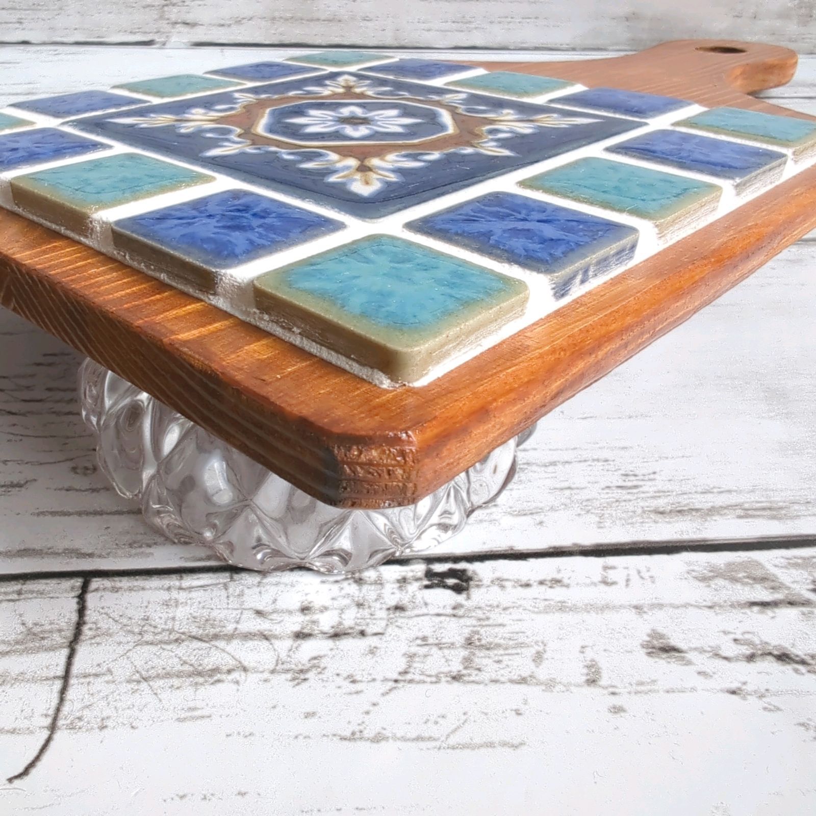 鍋敷き タイルアレンジ カッティングボード ハンドメイド - メルカリ 