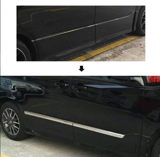 トヨタ NOAH VOXY 80系 設計 ステンレス製 ドアプロテクションモール 防傷 防撞 車体保護 ドアガード 外装装飾