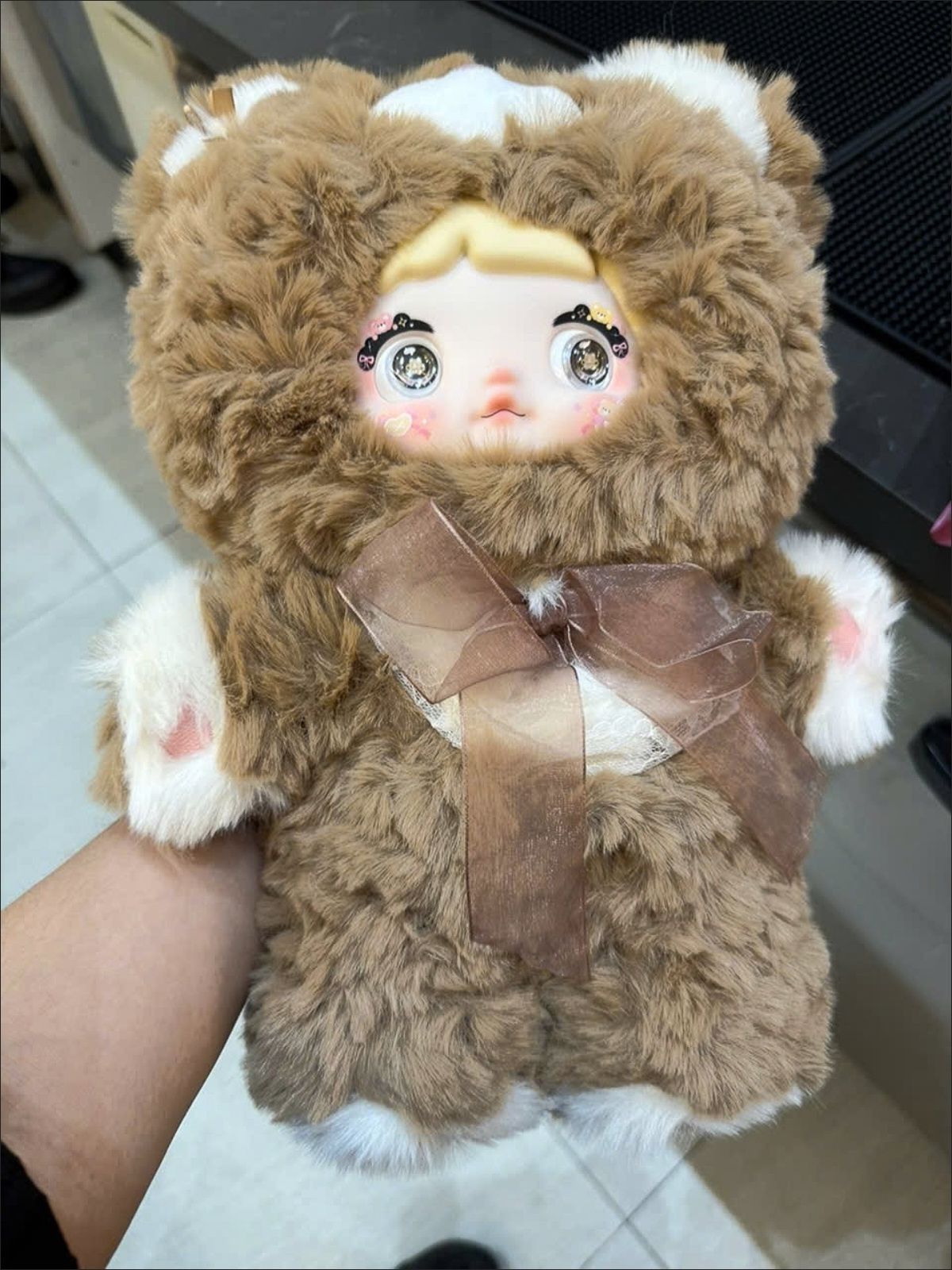 NOMMI 400% おやすみクマさん ぬいぐるみ 茶色 Amazon.co.jp: CHIBIHOUSE NOMMI 400% v1 おやすみクマさん