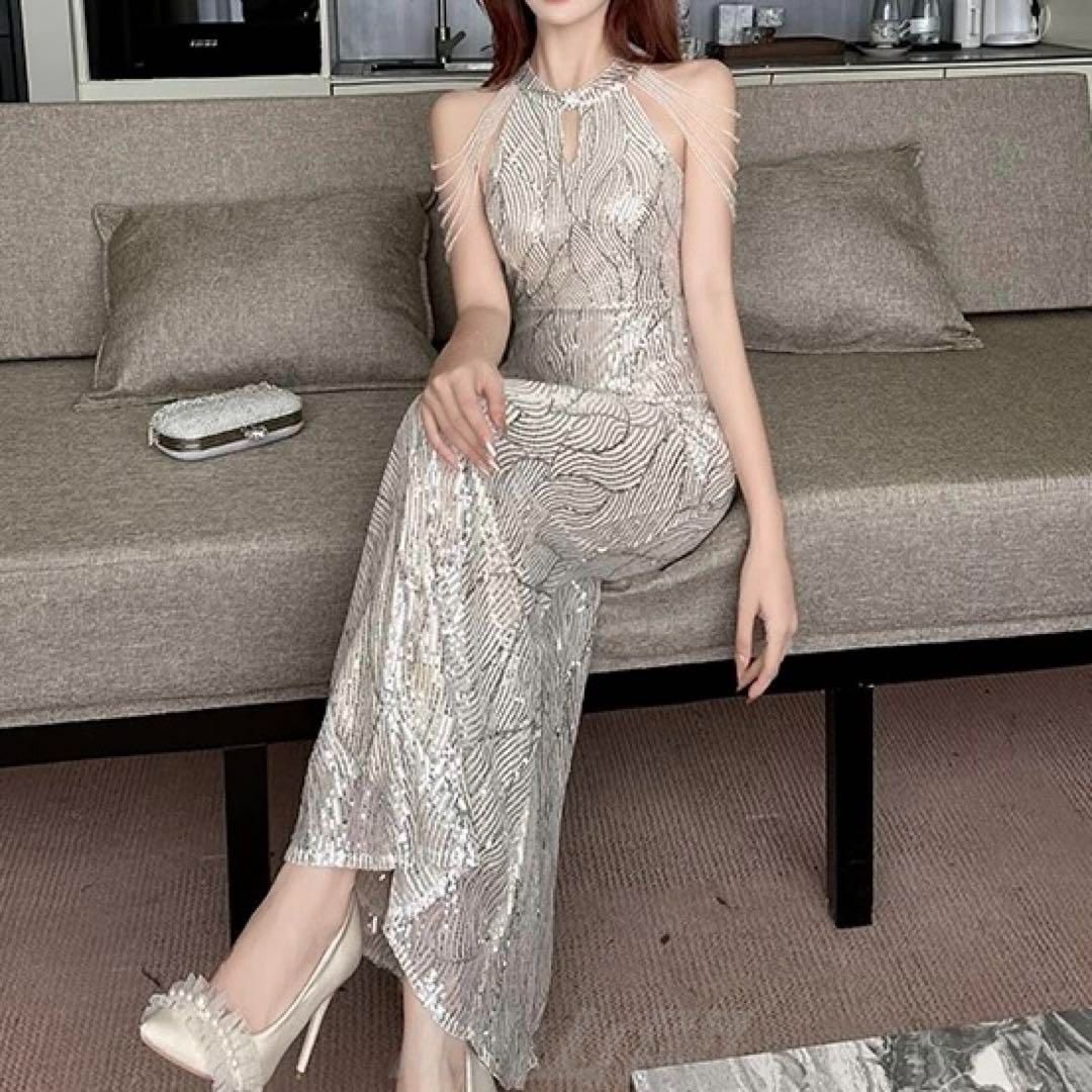 新品未使用 レディースファッション 人 スパンコールにビジューが