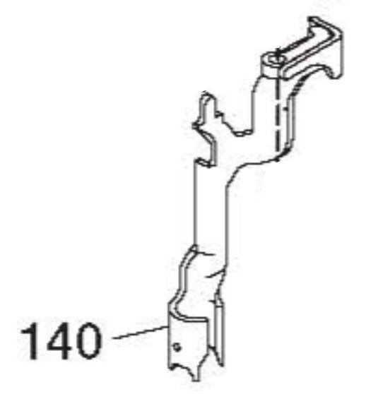 MAX マックス 高圧コイルネイラ HN-75N4 D -R 用 No.140 コンタクトアームBユニット HN70332 大工 建築 造作 釘打機 修理 部品 パーツ