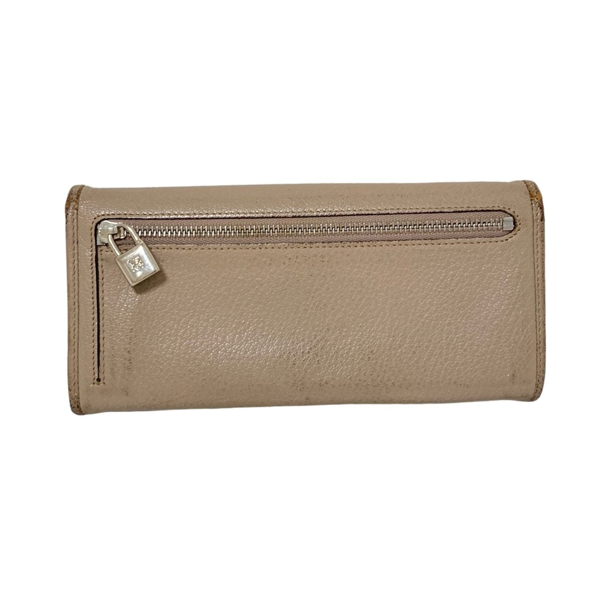 独特な 【送料無料】 LOEWE(ロエベ) 長財布 メルカリ - レザー グレーベージュ - 小物
