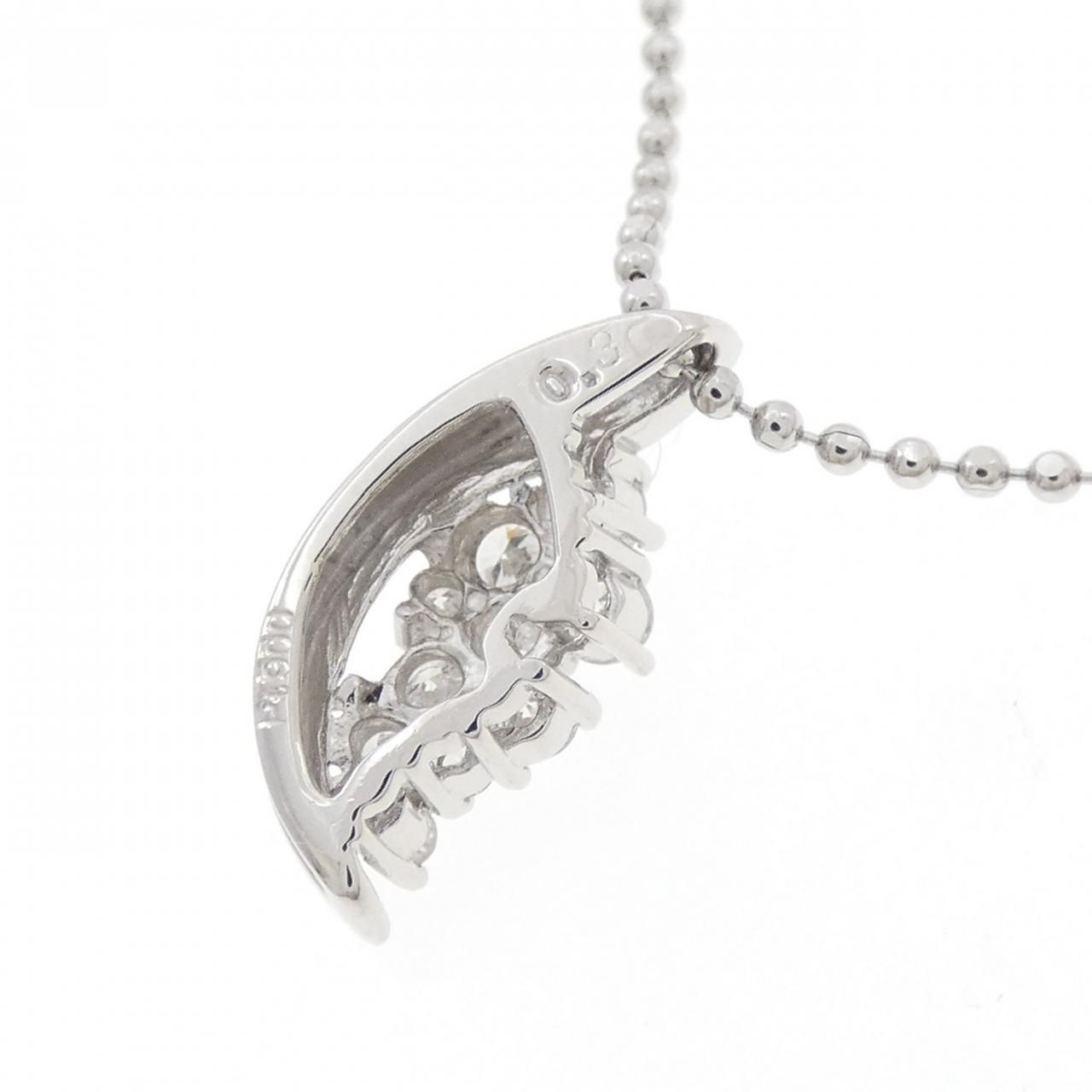 PT900/PT850 ダイヤモンド ネックレス 0.30CT - メルカリ