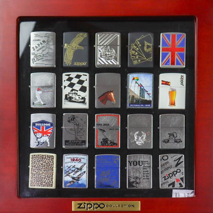 ZIPPO社製 ZIPPO 絶版品 6点セット コレクションケース 6段 公式通販