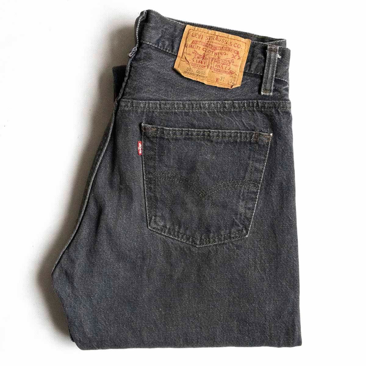 先染めブラック LEVI S 80s|501 ブラックデニム デニムパンツ 31×32 リーバイス アメリカ製 80年代 wsm 25050324