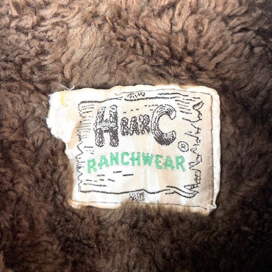 50sエイチバーシーH BAR C RANCHWEAR裏地ボアコーデュロイ