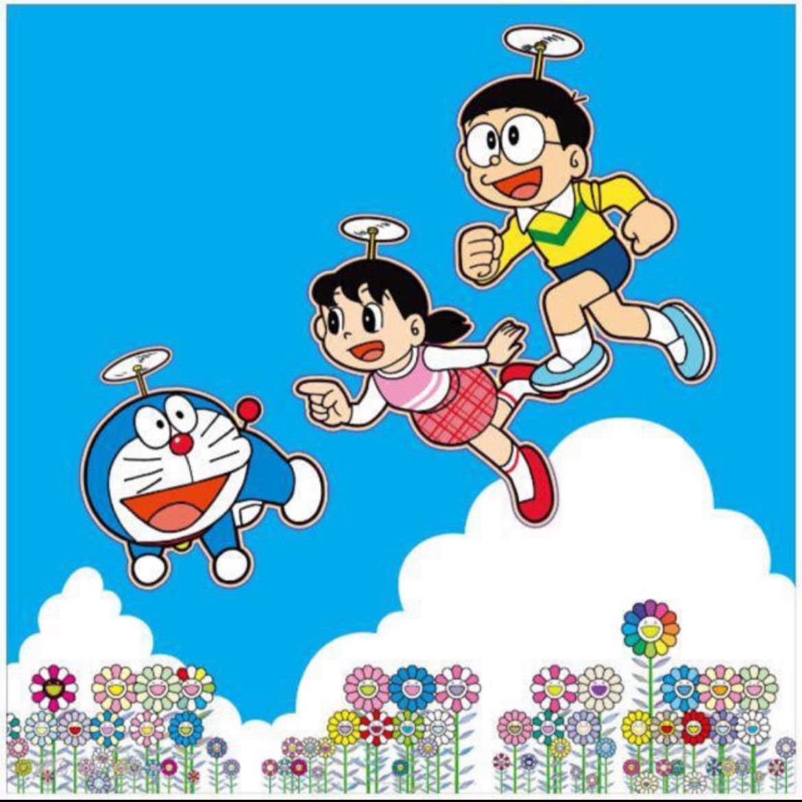 村上隆 ドラえもん どこまでも行けるような そんな青空 ED300 zingaro kaikaikiki カイカイキキ ポスター アート 美術品