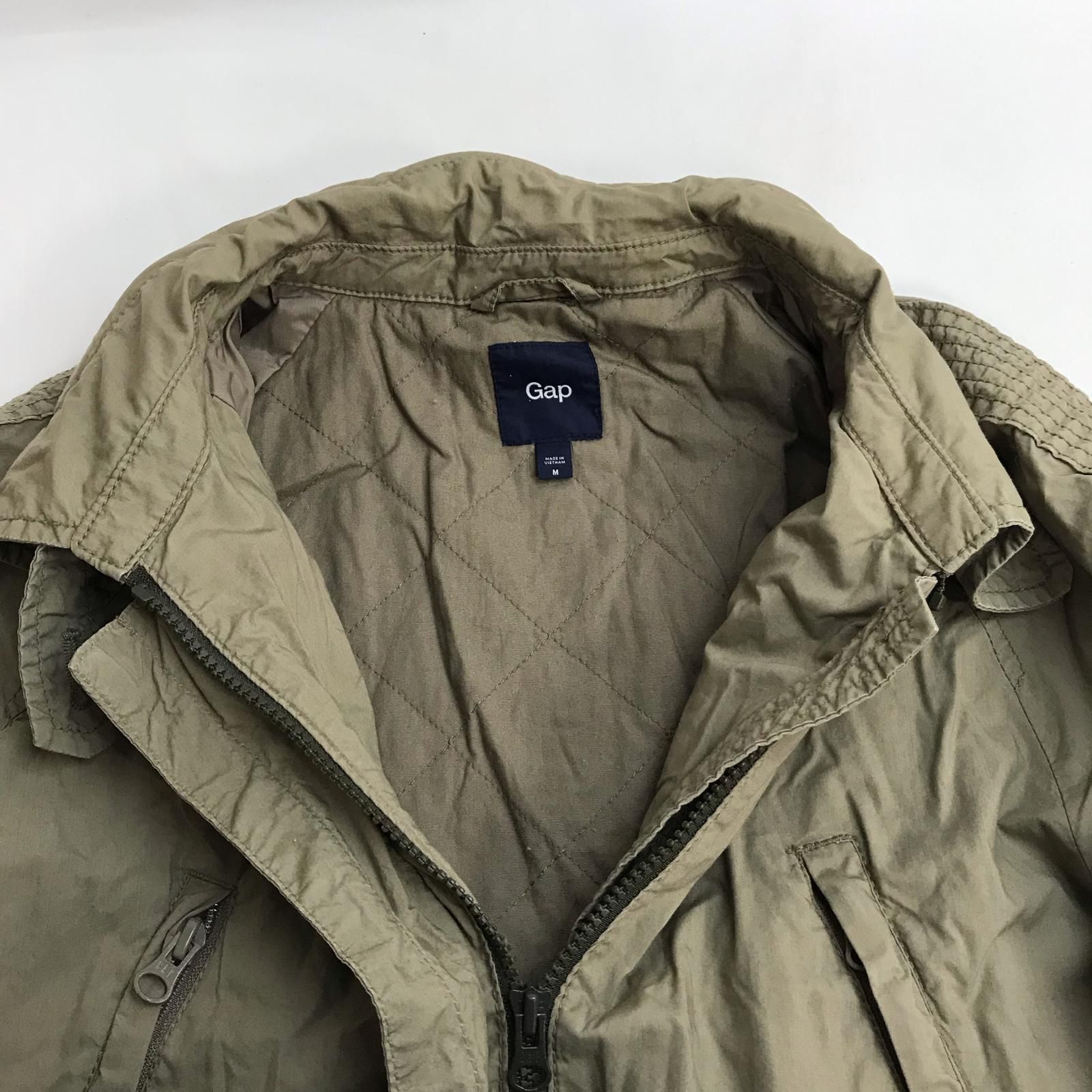 GAP【ギャップ】 マウンテンパーカー【メンズM/ベージュ/beige】収納 