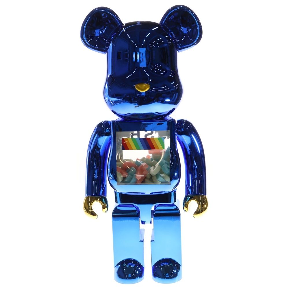 MEDICOM TOY メディコムトイ BE RBRICK Original Fake NEON MCM TOY × JSB 三代目J Soul Brothers ベアブリック フィギュア 人形 ブルーメッキ 1000%